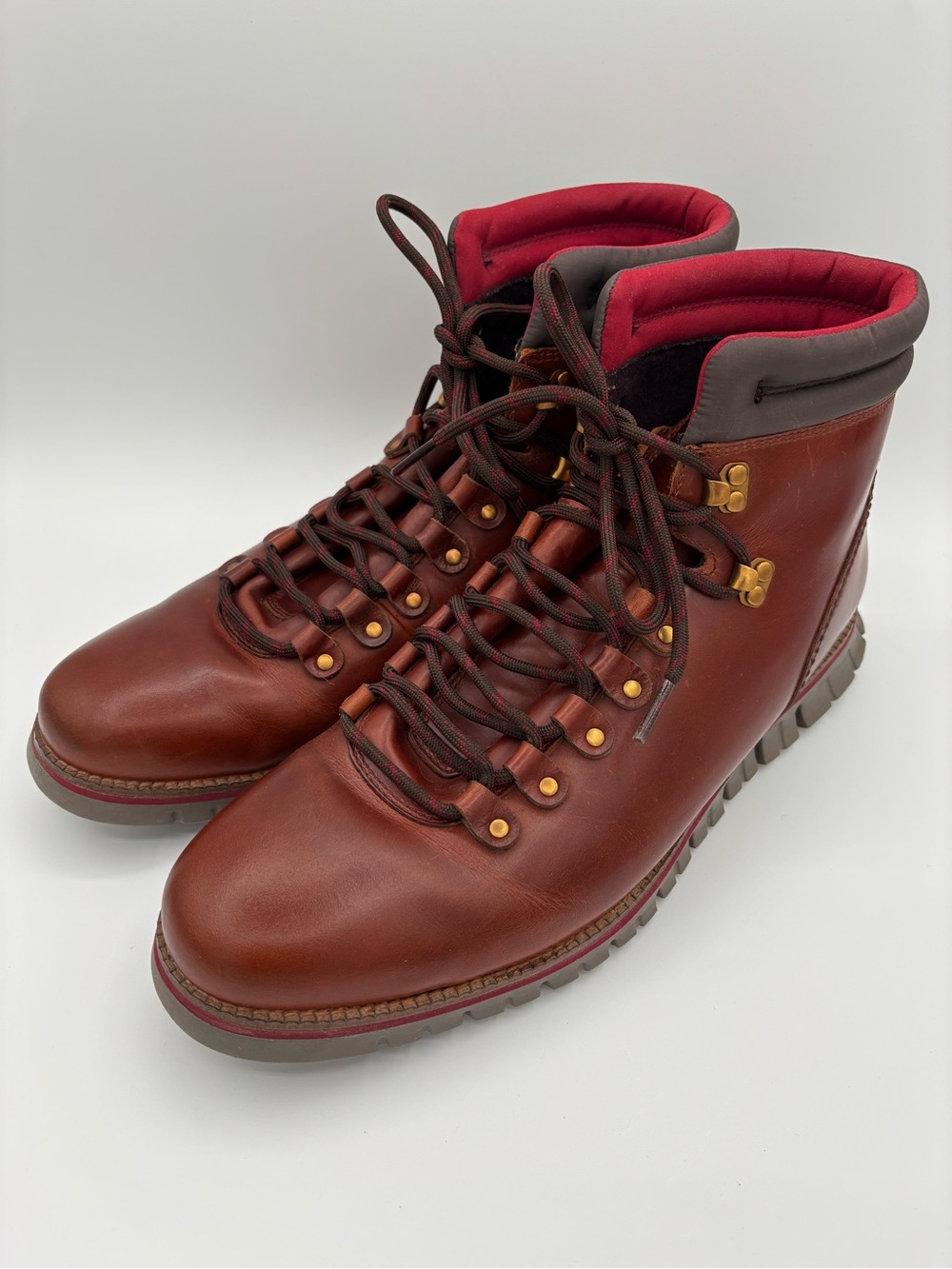 Cole Haan Zerogrand Leather Hiking Boots Men’s Size 11